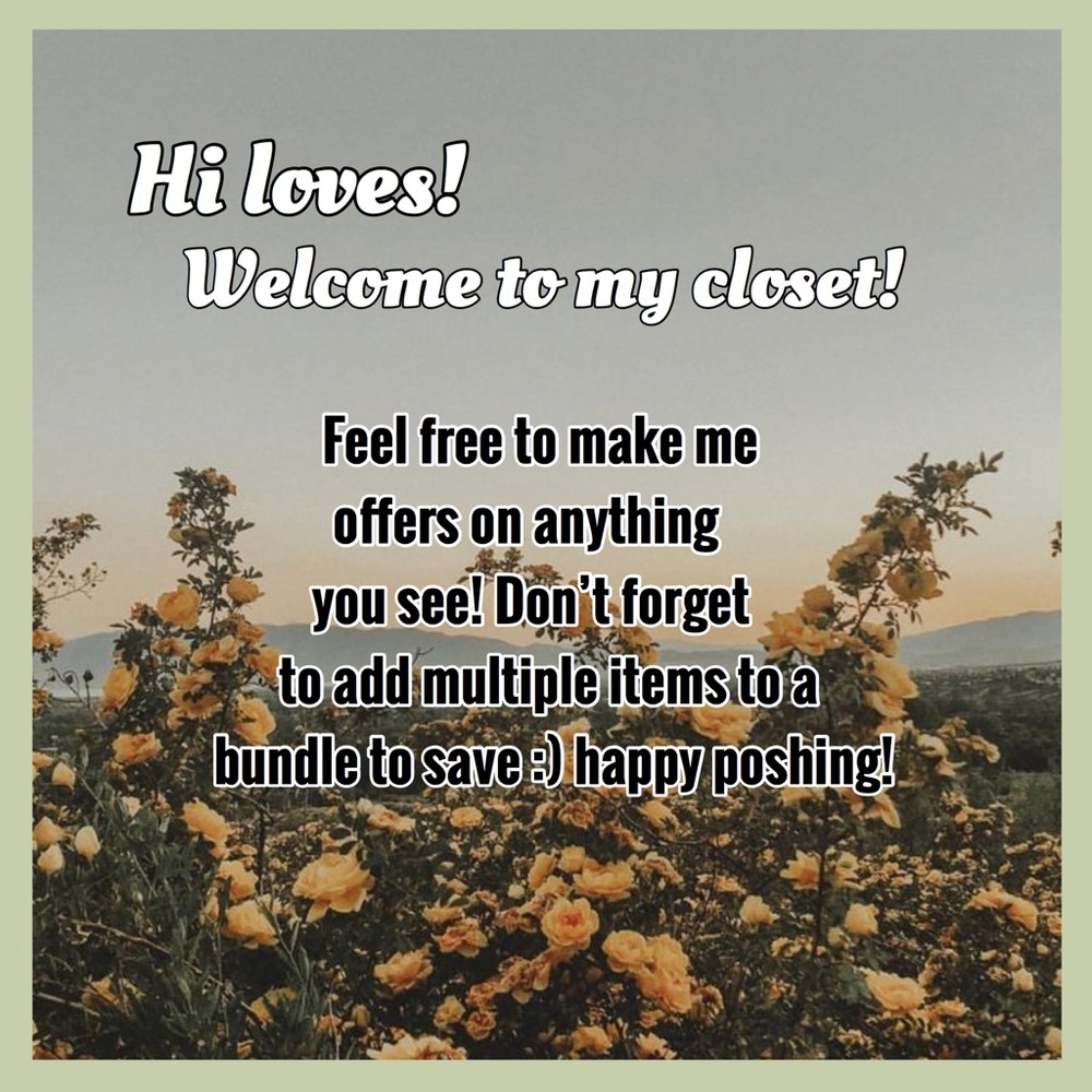 Welcome to my closet! Offers welcome :)